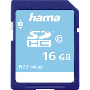 Card de memorie HAMA 104367, SDHC, 16GB, 22 MB/s, clasa 10