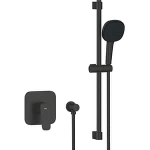 Baterie dus GROHE Cubeo 1053352430, set dus, alama, negru