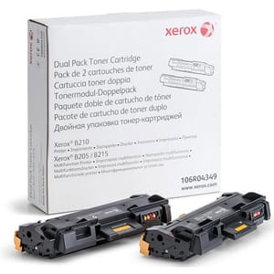 Toner original XEROX 106R04349 Dual Pack, negru