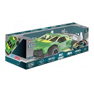 Masinuta cu telecomanda IZ TOYS Drift 1100037579, 3 ani+, verde-negru