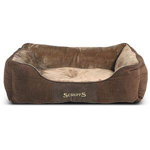 Culcus pentru caini SCRUFFS Chester, 60 x 50 x 16 cm, maro