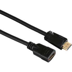 Cablu HDMI mufa-soclu Ethernet HAMA 122122, 5m, negru