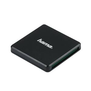 Cititor de carduri HAMA 124022, USB 3.0, SD/microSD, CompactFlash tip I, negru