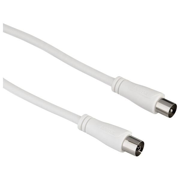 Cablu Antena Coaxial Hama 122403 5m Alb