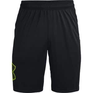 Pantaloni scurti barbati UNDER ARMOUR UA Tech Graphic Short, marimea L, negru-galben
