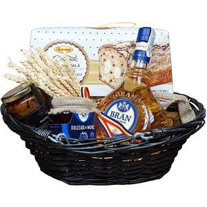 Cos cadou LUXURY BASKETS Gust Autentic Romanesc 6GAR