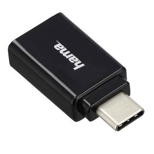 Adaptor USB-C - USB 3.1 Gen 1 HAMA 135721, negru