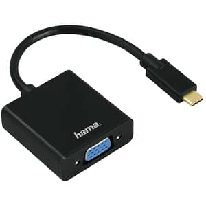 Adaptor USB-C - VGA HAMA 135727, negru