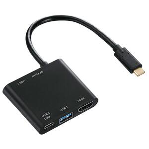 Hub USB Type-C HAMA 135729, USB 3.0, HDMI, negru
