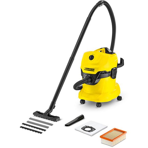 Aspirator Cu Sac Karcher Wd 4 1348110 20l 1000w 72db Galben Negru