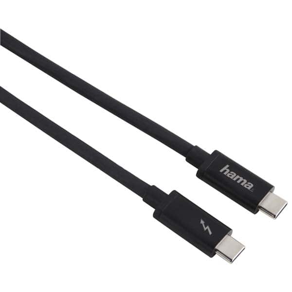 Cablu Thunderbolt 3 - USB-C HAMA 135709, 1m, negru