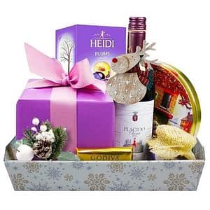 Cos cadou LUXURY BASKETS Craciun Gourmet Italian 7CGI