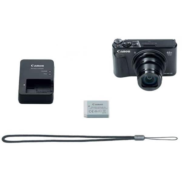 Aparat foto digital CANON PowerShot SX740 HS, 20.3 MP, 4K, Wi-Fi, negru