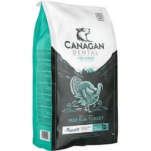 Hrana uscata pentru caini CANAGAN Grain Free Dental, Adult, Curcan, 6 kg