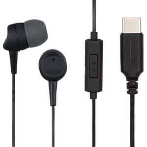 Casti HAMA Sea II, Cu Fir, In-Ear, Microfon, USB-C, negru