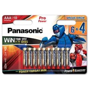 Baterii PANASONIC Pro Power Alkaline LR03/AAA, 6+4 bucati