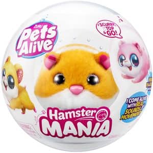 Jucarie de plus PETS ALIVE Hamster ZR9543O, 3 ani+, multicolor