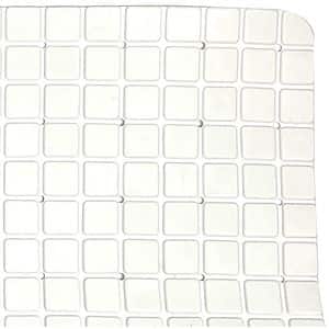 Covor antiderapant pentru dus FRANDIS 195161, PVC, 50 x 50 cm, alb