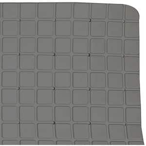 Covor antiderapant pentru dus FRANDIS 195163, PVC, 50 x 50 cm, gri