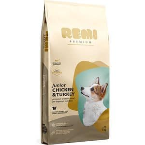 Hrana uscata pentru caini REMI PREMIUM, Small, Junior, Curcan, 8 kg