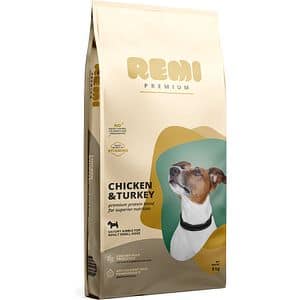 Hrana uscata pentru caini REMI PREMIUM, Small, Adult, Curcan, 8 kg