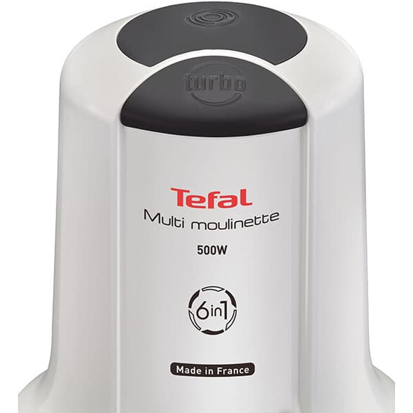 Mini tocator TEFAL Multi Moulinette 6 in 1 MQ7231, 0.5l, 500W, 1 treapta viteza, alb 