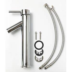 Baterie lavoar, pipa inalta, alama, crom