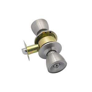 Buton usa cu 2 chei, 50 x 35 mm, metal, argintiu