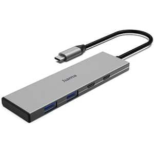 Hub USB Type-C HAMA 200147, USB 3.2, USB-C, gri