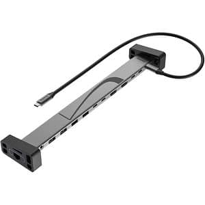 HUB USB Type-C HAMA 200149, USB-C, USB-A, Ethernet, HDMI, Jack 3.5 mm, gri