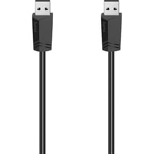 Cablu USB A - USB A HAMA 200601, 1.5m, negru