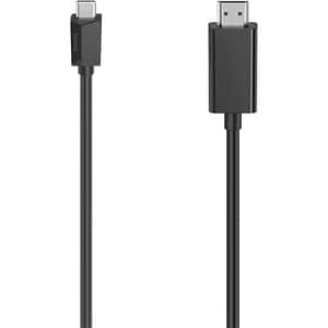 Cablu HDMI - USB Type-C HAMA 200718, 1.5m, negru
