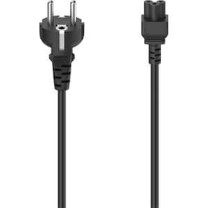 Cablu de alimentare cu 3 pini HAMA 200736, 2.5m, negru
