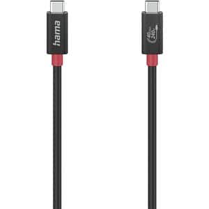 Cablu USB4 HAMA 200779, 8K, 1m, negru
