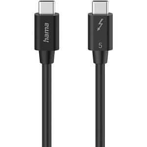 Cablu Thunderbolt 5 HAMA 200796, 8K, 1m, negru