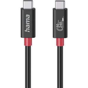 Cablu USB4 Gen4 HAMA 200799, 8K, 1m, negru