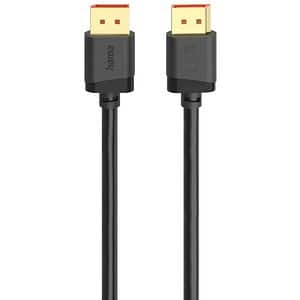 Cablu DisplayPort 2.1 HAMA 202010, 8K, 2m, negru