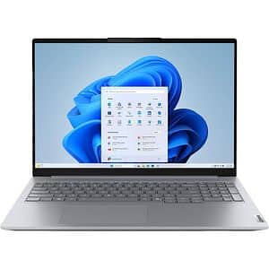 Laptop LENOVO ThinkBook 16 G8 IAL, Intel Core Ultra 5 225U pana la 4.8GHz, 16" WUXGA, 16GB, SSD 512GB, Intel Graphics, Free DOS, Arctic Grey