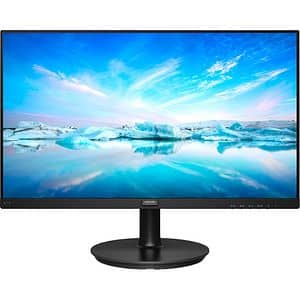 Monitor LCD IPS Philips, 221V8A/00, 21.5'', Full HD, 75Hz, boxe, negru