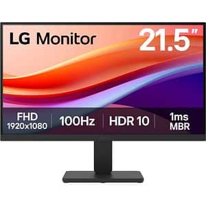 Monitor LED VA LG 22U401A-B, 21.5", Full HD, 100Hz, HDR10, negru