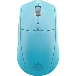 Mouse Gaming Wireless STEELSERIES Rival 3 Gen 2, 18000 dpi, albastru deschis