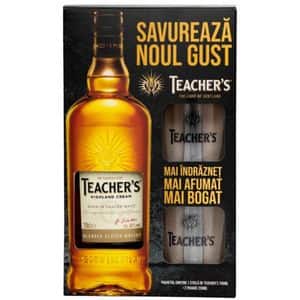 Set Whisky Teacher's, 0.7L + 2 pahare