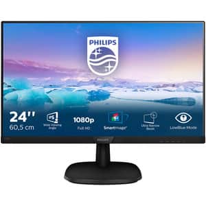 Monitor LED IPS Philips 243V7QDSB, 23.8", Full HD, 60Hz, negru