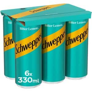 Bautura racoritoare carbogazoasa SCHWEPPES Bitter Lemon bax 0.33L x 6 doze