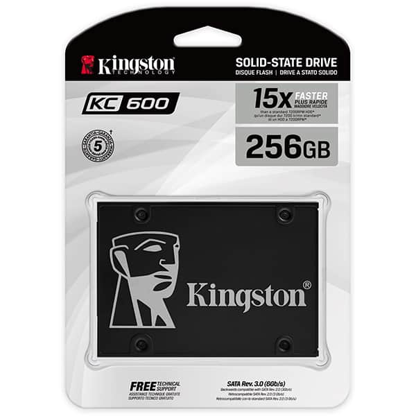 Solid-State Disk (SSD) KINGSTON KC600, 256GB, SATA3, 2.5", SKC600256G