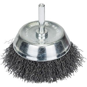Perie cupa BOSCH, fir ondulat otel, 75 x 6mm