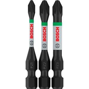 Set BOSCH PRO, 3 biti impact, 55mm, PZ1/2/3