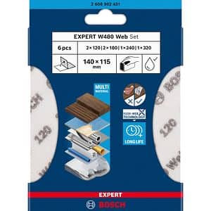 Foaie abraziva BOSCH PRO, EXPERT W480, 140 x 115MM, 6buc