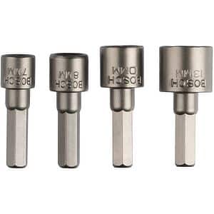 Set 4 chei tubulare HEX BOSCH, 7, 8, 10, 13