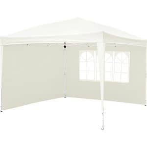 Pavilion gradina Tudy, poliester, 293 x 293 x 252 cm, alb